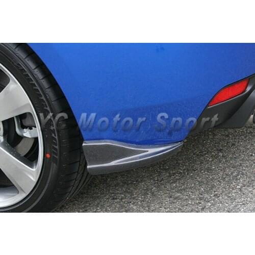 Car Accessories Carbon Fiber CS Bottom Line Style Rear Bumper Spat Fit For 2008-2010 GRB STI Bumper Spats Caps Corner Extension