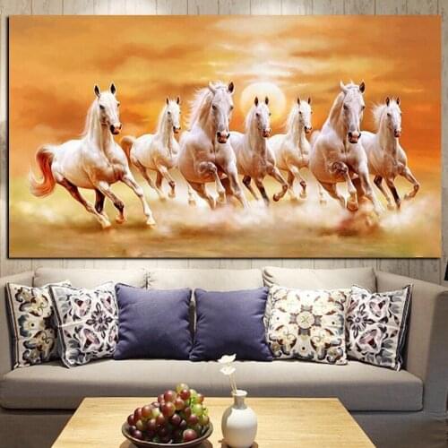 Running Horse Animals 5D Diy Diamond Painting Full Square Diamond Embroidery Cross Stitch Kits Home Decor Diamond Mosaic