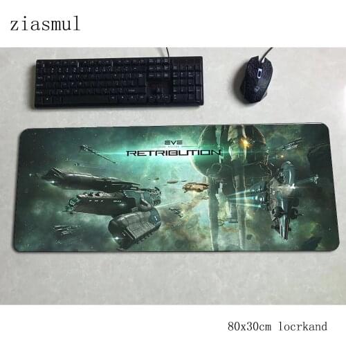 Eve online mouse pad 80x30cm mats Aestheticism Computer mouse mat gaming accessories Professional mousepad keyboard games gamer