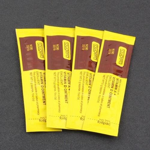 Hot 100Pcs Fougera Vitamin Ointment A&D Anti Scar Tattoo Aftercare Cream For Tattoo body art Permanent Makeup Tattoo Supplies