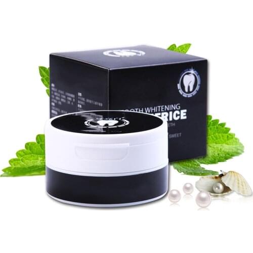 50g Teeth Whitening Powder Natural Tooth Whitener for Removing Smoke Stains Tooth Stains