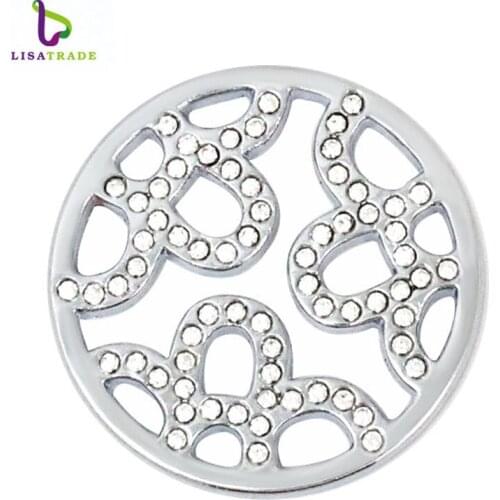 New! 5pcs/lot My moneda coin 33mm Fit for Moneda pendant/ Coin frame/ Mentun locket Hollow coins MICO16*5