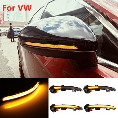 LED Turn Signal Light For VW Passat B8 Variant Arteon Rearview Side Mirror Dynamic Sequential Blinker Indicator 2015 2016 2017