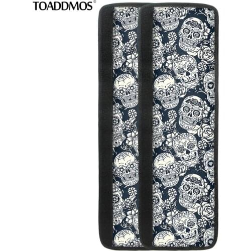 TOADDMOS Cool Skull Print Fridge Door Handle Cover Pad Refrigerator Door Knob Cover Protector Kitchen Appliance Home Accessories