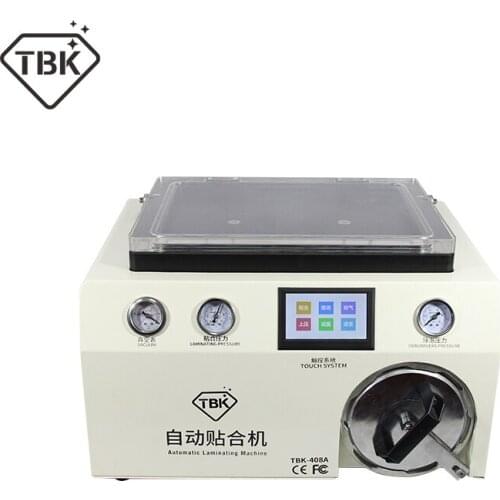TBK-408A 15 Inch Vacuum Pump LCD OCA Laminating Machine Debubbler In One Machine For Smart Phone Touch Screen Refurbish