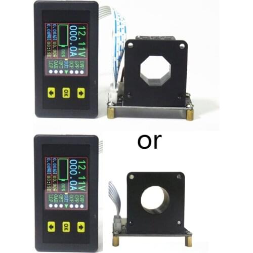 VAC9010H Hall Coulombmeter DC90V Voltmeter Ammeter LCD Two-Way Current Voltage