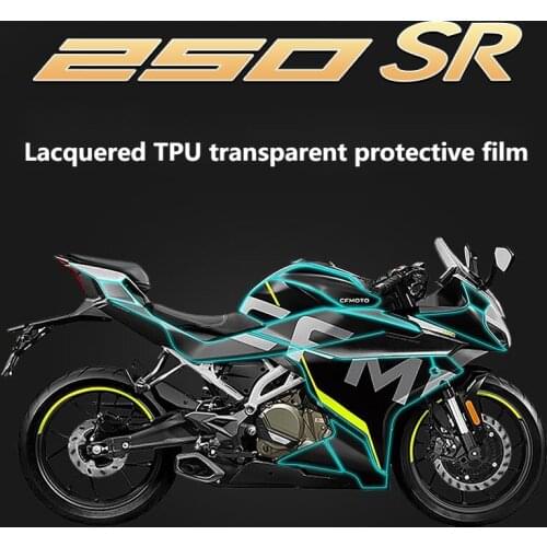 Motorcycle Body Protective Film Whole Car Sticker Transparent Waterproof and Scratch for Cfmoto 250sr