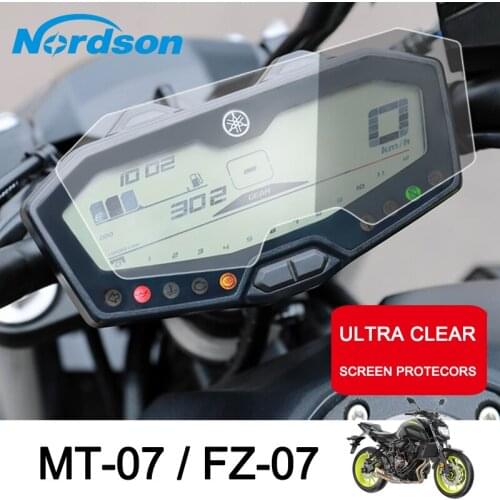 Nordson Motorcycle Cluster Scratch Cluster Screen Protection Film Protector for Yamaha MT07 MT 07 MT-07 FZ07 FZ 07 FZ-07