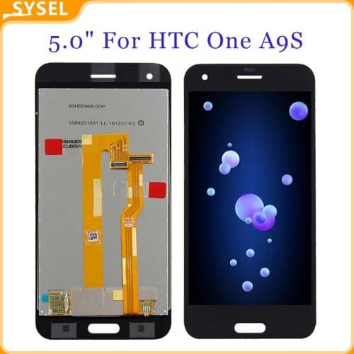 For HTC One A9S LCD Display + Touch Panel Glass Sensor Repair Part Assembly 5.0 Inches
