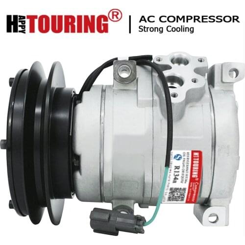 10S15C A/C COMPRESSOR FOR KOBELCO KOMATSU JOHN DEERE EXCAVATORS 4472204052 4472204053 4472204781 20Y9796121 4431081 4436025