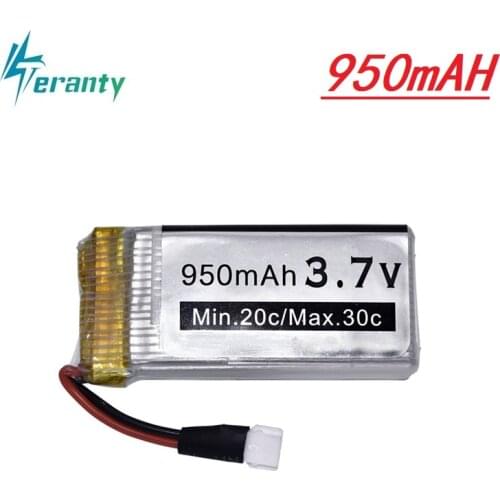 3.7v 600mah 800mah 950mah 1200mah lipo Battery for Syma X5 X5c X5s X5sw X5sc V931 H5c RC Quadcopter Spare Parts Drone Battery