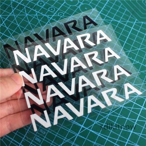 4pcs/lot Car Door Handle Doorhandle Decal Rim Sticker Styling Decoration For nissan navara d40 d22 d23 np300 Accessories