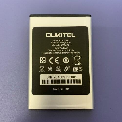 4600mAh battery for Oukitel K4000 Pro mobile phone