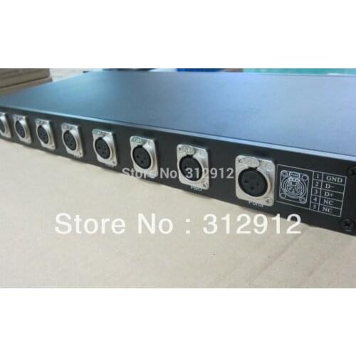 ArtNet to dmx512 convertor;4096 standard dmx channel (512*8) output;Madrix compatible