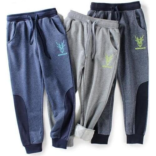 Children Pants 2021 Spring Autumn Fashion Boutique Boys Trousers Knitted Stitched Comfortable Cartoons Sweatpants Kids Clothes