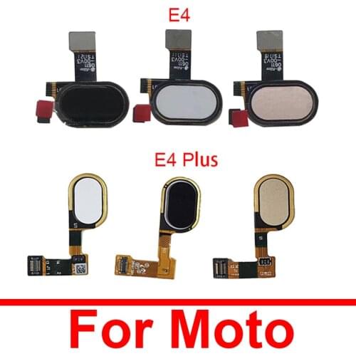 Home Button Fingerprint Sensor Flex Cable For Motorola Moto E4 / E4 Plus XT1770 XT1771 Menu Recognition Flex Ribbon Repair Parts