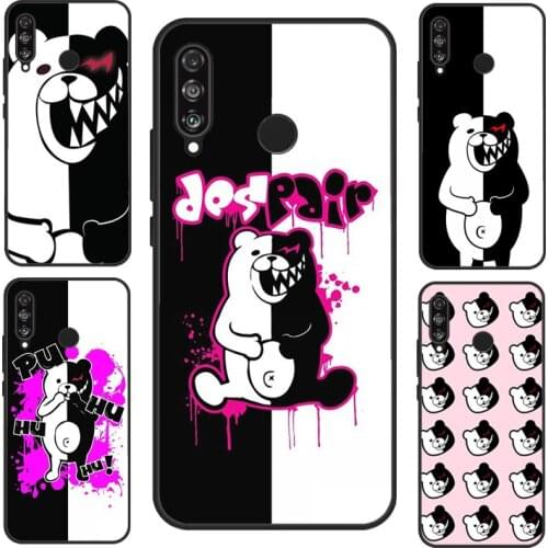 Danganronpa Monokuma For Huawei P40 Lite P20 P30 Pro Mate 20 Lite Nova 5T P Smart 2019 Case For Honor 8X 9X 10i