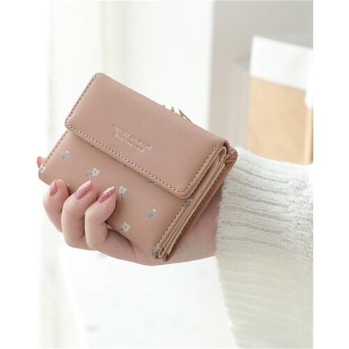 Cartoon Women Purse PU Leather Pocket Ladies Clutch Wallet Short Card Holder Cute Girls Wallet Cartera Coin Bags