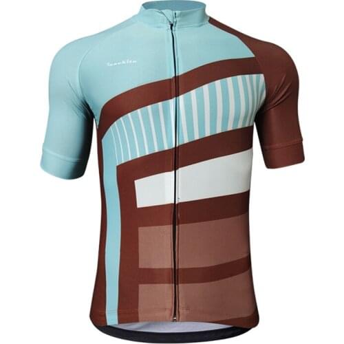 RUNCHITA Pro Team short sleeve cycling Jersey mens summer outdoor bike jacket riding Clothing mountain bicycle shirt Ropa Cicli