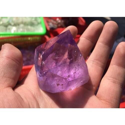 New style natural Brazilian amethyst pillar crystal square pillar pillar six-prism household decoration