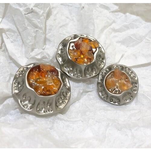 50pcs/lots round Openwork pattern refined retro metal classical buttons palace style jacket suit coat buttoned JG1452