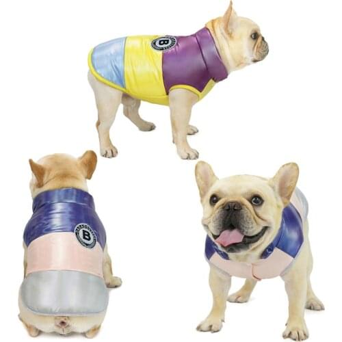 Warm Pet Clothing Cat Dog Padded Coat Jacket Winter Waterproof Puppy Plush Vest Apparel Yorkie Chihuahua Kitten Costume