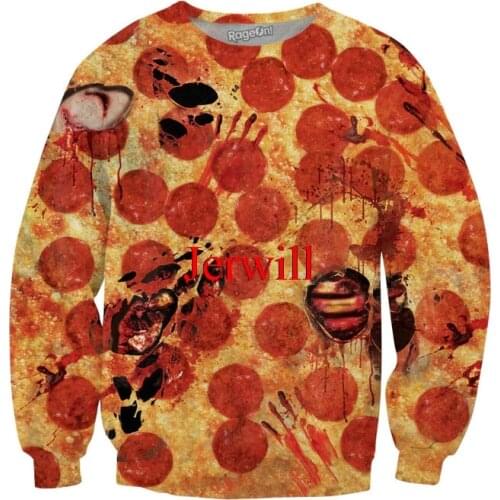 Dawn of the Deep Dish Sweatshirt 3D Print Long Sleeve Fashion Casual Oversized Hoodie Hip Hop Streetwear Pullover