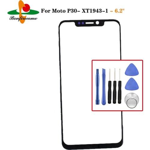 Outer Screen For Motorola Moto P30 XT1943-1 Touch Screen Front Panel LCD Display Outer Glass Cover Lens Repair Replacement