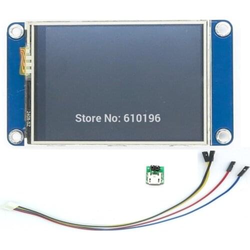 5PCS/LOT Aihasd English Nextion 2.4" TFT 320 x 240 UART HMI LCD Module Display Touch Screen for arduino Raspberry pi