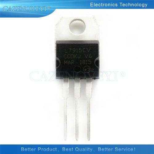 10pcs/lot L7915CV L7915 7915 LM7915 MC7915 7915CV TO-220 In Stock