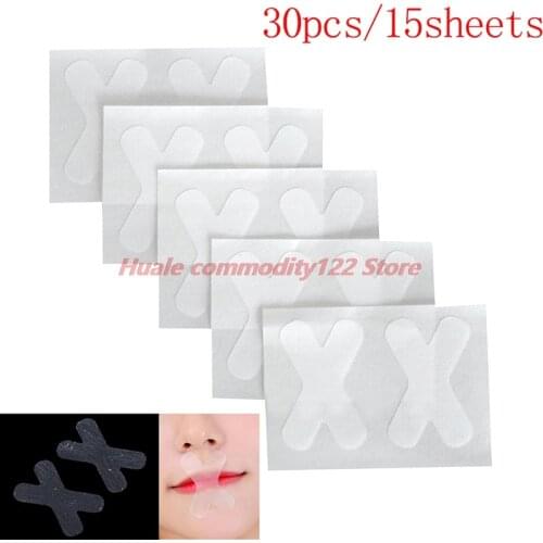 30Pcs Sleep Strips Advanced Gentle Mouth Tape Nose Sleeping Less Mouth Breathing