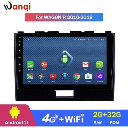 4G Lte All Netcom 9 inch Touch screen Android 8.0 for 2010-2018 SUZUKI WAGONR GPS Navigation Radio with USB WIFI Bluetooth