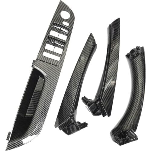 7Pcs Car Interior Pull Door Handles Window Switch Panel Trim Set for BMW 3 Series E90 E91 E92 316 318 320 325 328I, Low