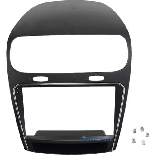 9 inch Car Fascia Radio Panel for Dodge Journey 2010+, Fiat Freemont 2011-2016 Dash Kit Install Facia Console Bezel Plate Trim