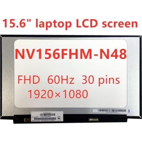 For lenovo FRU NV156FHM-N48 NV156FHM N48 1920x1080 FHD eDP 30PINS Display