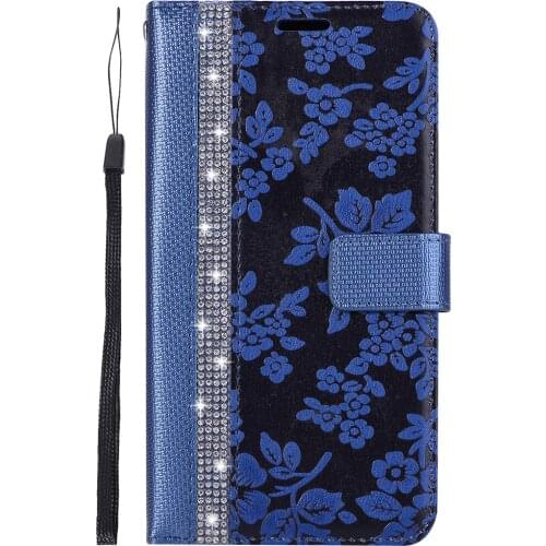 For Samsung A5 A3 J3 J5 2017 S9 S8 Plus mobile phone case Galaxy S6 S7 Edge Note8 clamshell holder wallet lanyard leather case