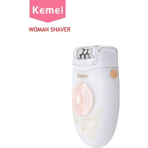KEMEI 2 in 1 Epilator Women Trimmer For Women Electric Epilator White Lady Shaver For Bikini hair removal Multifunction Fashion