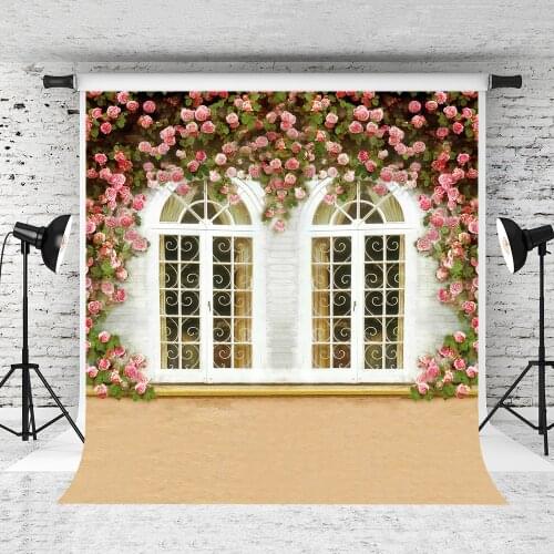 VinylBDS 200X300CM Wedding Photography Background Fundo Housing Symmetrical Flowers Photo Background