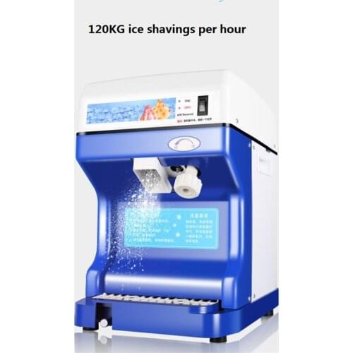 Ice machine commercial tea shop high power ice electric automatic snowflake ice machine ice crushing machine