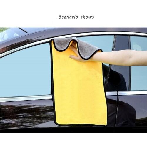 Microfiber fabric thickening cleaning cloth for car home Super Absorbent Towel Kitchen Magic Cleaning Towels Car Wash Care