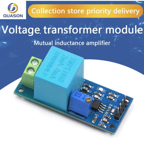 Active Single Phase Voltage Transformer Module AC Output Voltage Sensor Mutual Inductance Amplifier for Arduino Mega ZMPT101B
