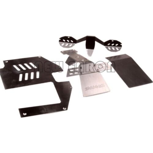 Stainless Steel Armor Protection Skid Plate Chassis Axle Guard RC Car Traxxas Unlimited Desert Racer UDR 85076-4 NEW ENRON 1/7