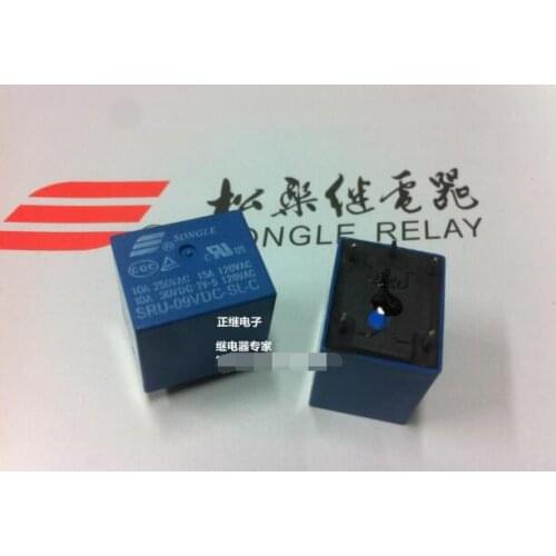 Relays SRU-09VDC-SL-C 5 feet 15A 120VAC 22F