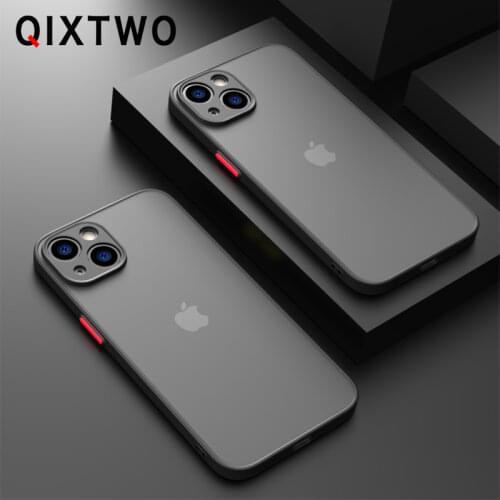 Luxury Silicone Shockproof Matte Phone Case For iPhone 11 12 Pro Max Mini X XS XR 7 8 Plus SE 2020 Ultra Thin Transparent Cover