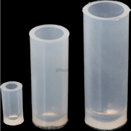 Silicone Tube Shape Crystal Pendant Mold Epoxy Resin Casting Craft Jewelry Tools