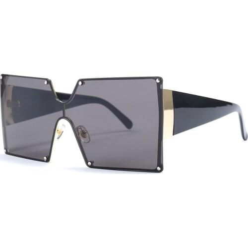 Oversized Square Sunglasses Women 2021 Luxury Brand Designer Fashion Large Frame Sun Glasses For Men Trendy Gafas De Sol Mujer