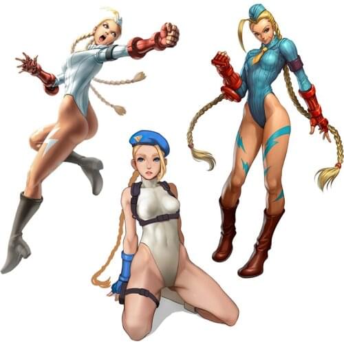 Three Ratels CDM372 Animation game girl cammyVinyl Wall Sticker Decals For Living Room Bedroom Wallpaper Decoration