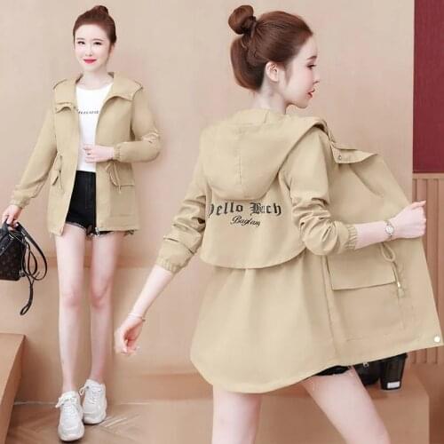 2021 New Womens Jacket Spring Autumn Long Sleeve Causal Windbreaker Basic Coats Bomber Female Jackets Outwear Plus Size 4XL