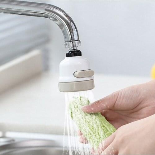360 Degree Rotatable Spray Head Tap Durable Faucet Splash Filter Nozzle 3 Modes Kitchen Tap Nozzle tap filter faucet