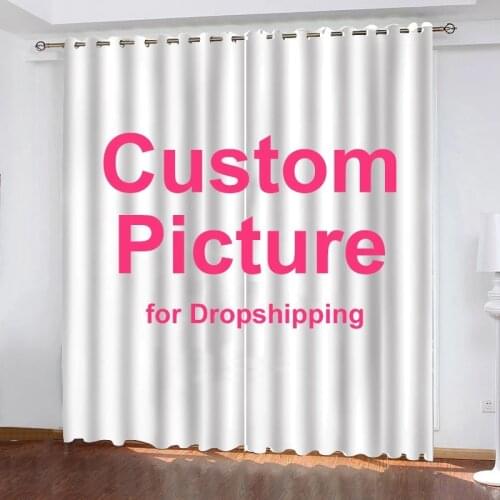 Professional Customize ONE PANEL 3D Printing Blackout Curtain for Bedroom Living Room Home Decoration